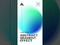 Easy Abstract Gradient Effect In Illustrator 1 Min Tuts Shorts