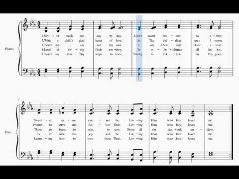 SDAH 193   Savior Teach Me  - Soprano