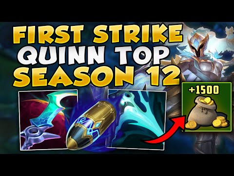 FIRST STRIKE MAKES LETHALITY QUINN A GOLD-GENERATING BEAST! (1500+ GOLD A GAME!) - League of Legends