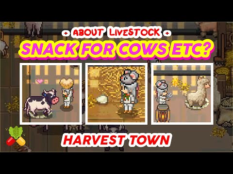 , title : 'How to Milk Cow, Using Love Dough and Breeding |  Harvest Town'
