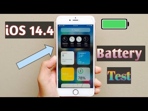 iOS 14.4 Battery Drain Test with iPhone 6s Plus | iOS 14.4 Battery Life 2021