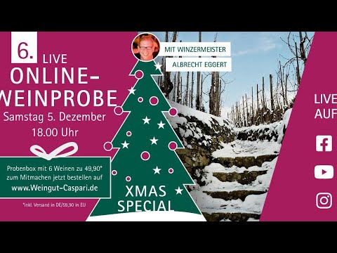 6. LIVE Online Weinprobe Weingut Caspari-Eggert