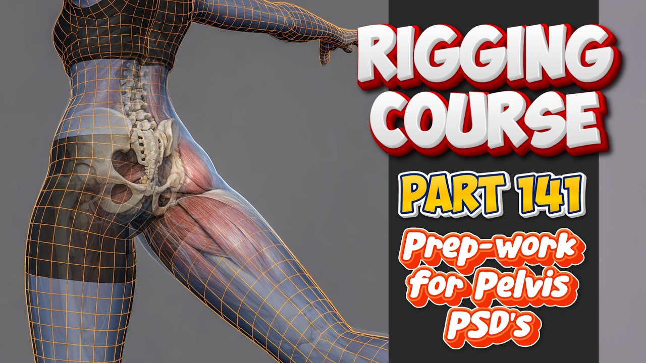 Rigging with Advanced Skeleton - Part 141 - Prep work for Pelvis PSDs part F