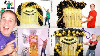 Birthday decoration ideas at home 🤩 balloon decoration ideas 🔴 how to decorate balloons for birthday