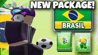 How To Get BRAZILIAN PACKAGE In Blade Ball (FUTBALL EMOTE AND MORE)