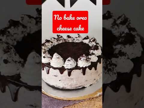 no bake oreo cheese cake#short #oreocheesecake
