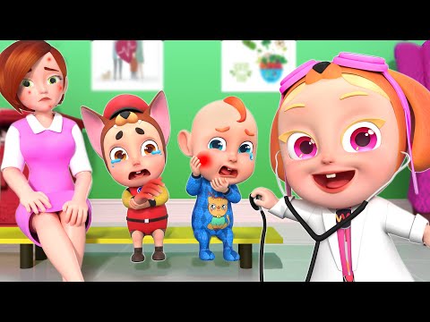 Baby Doctor Check Up - SICK SONG - Johny Johny Yes Papa | Nursery Rhymes & Kids Song