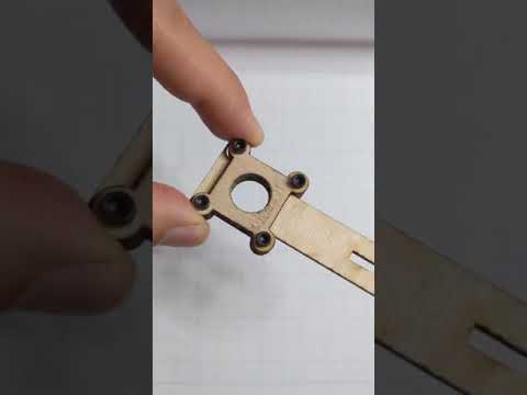 Simple laser cut blast gate