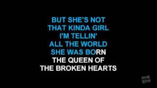 Queen Of The Broken Hearts in the style of Loverboy karaoke video with lyrics
