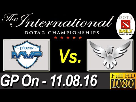 The Wings Gaming Vs MVP Phoenix at The International 2016 Dota 2 Tournament On 11th Aug