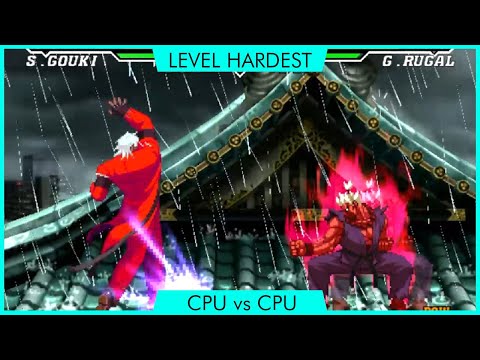 Capcom vs SNK 2 Shin Gouki vs God Rugal PS2 Dreamcast Gamecube Xbox Gameplay