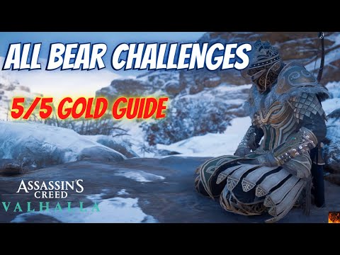 All Bear Gold Medals Guide Mastery Challenge Assassin's Creed® Valhalla