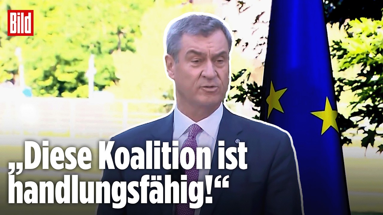 SÖDER: CSU-Chef zum Reform-Paket! Zur Entlastung von Bürgern und Wirtschaft