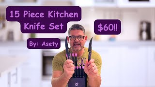 This $60 Amazon Knife Set Will Make Your Kitchen AMAZING!