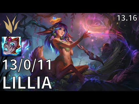 Lillia Jungle vs Nunu & Willump - EUW Master | Patch 13.16