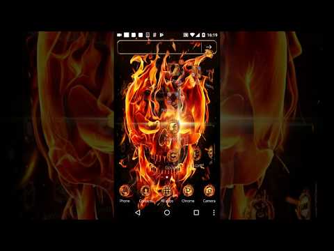 Fire Skull Theme Video