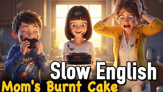 Mom Burned the Cake… But I Sold It All | Days of My Family |Slow English For Beginners | A1–A2 level