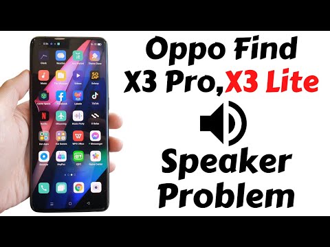 Oppo Find X3 Pro, Lite Speaker Problem || Sound Not working and Low volume fix