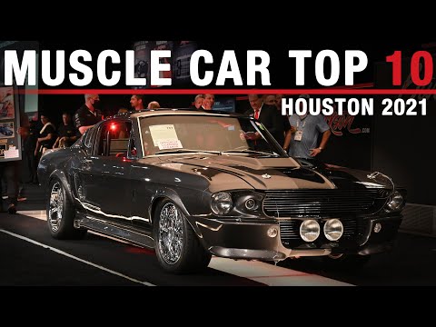 MUSCLE CAR TOP 10: Spectacular Muscle Cars at the Inaugural 2021 Houston Auction - BARRETT-JACKSON