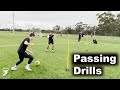Loads of BASIC to ADVANCED Passing Drills | Joner Football