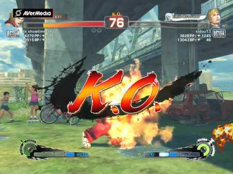 Ultra street fighter IV Ken(its showtime 1P) vs Cody(sidou13)