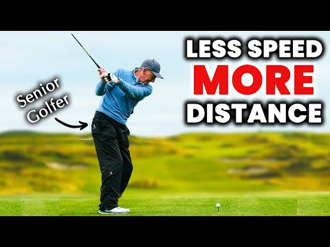 Swing SLOWER but hit the golf ball FURTHER - 3 things you need to know