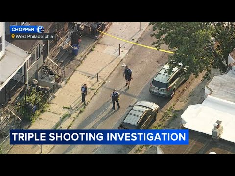 3 shot in West Philadelphia; suspect wanted
