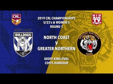 2019 Country Rugby League Rep - Women's/U23's - Round 1 - Bulldogs v GN Tigers