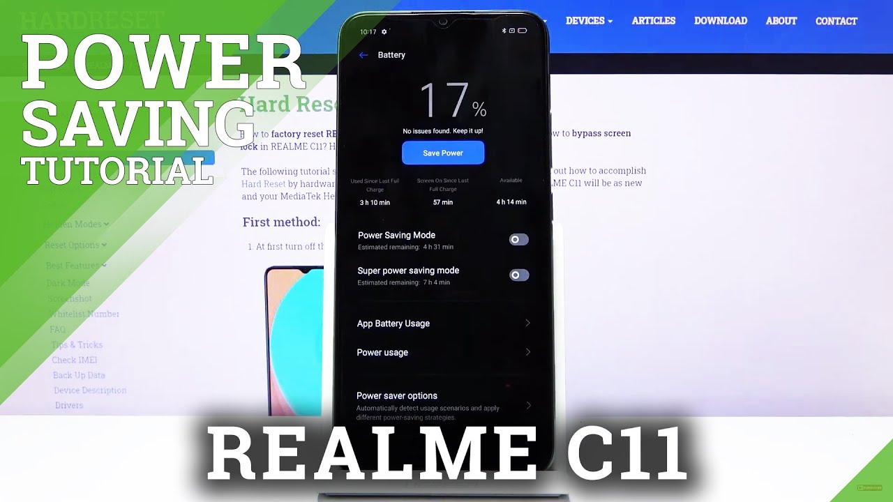 How to Enable Battery Save in REALME C11 – Extend Battery Live