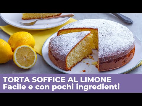TORTA AL LIMONE SOFFICE - Facile e con pochi ingredienti!