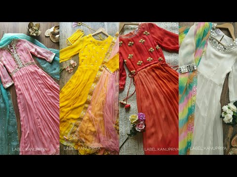 Beautiful dresses collection ideas || dress designing ideas || label kanupriya dresses