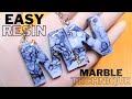 How To Create Marble Effect In Resin Letter Keychains | Resin Art For Beginners Step By Step