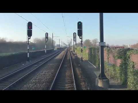 Meerijden met de machinist van Zwolle naar Amsterdam. (Zonder snelheidsmeter)