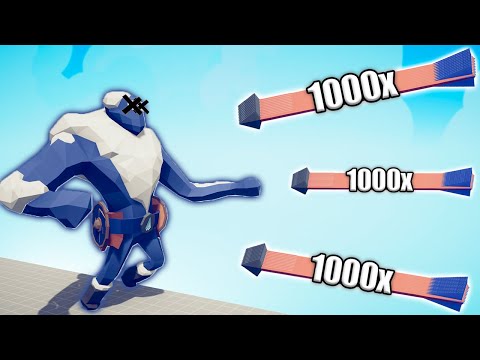 ICE GIANT vs 1000x OVERPOWERED UNITS - TABS | Totally Accurate Battle Simulator 2023
