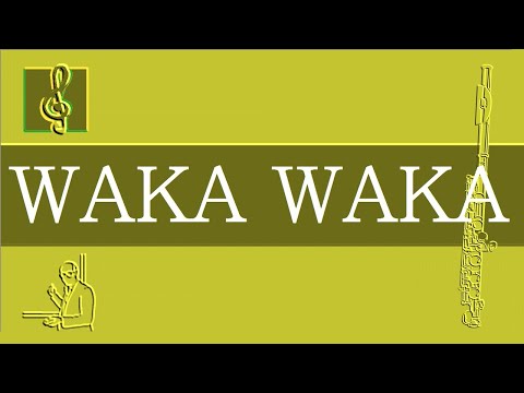 Flute Notes Tutorial - Shakira - Waka Waka (This Time For Africa) (Sheet Music)
