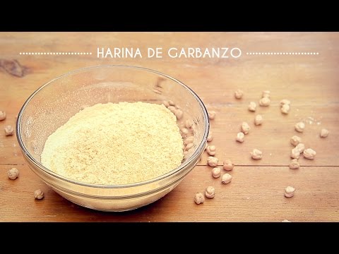 Cómo hacer harina de garbanzo