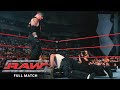 FULL MATCH The Undertaker Vs Jeff Hardy Undisputed WWE Title Ladder Match Raw July 1 2002