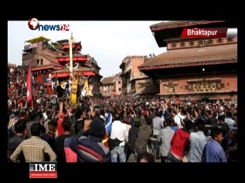 भक्तपुरमा विस्केट जात्राको रौनक ः ९ दिन, ८ रातसम्म मनाइने - NEWS24 TV