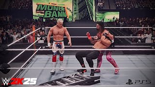 WWE 2K25 - Roman Reigns vs. Cody Rhodes vs. Seth Rollins | MITB | TLC Match