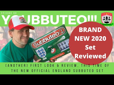 First Look, Review, Unboxing  and of The New Subbuteo Official England Set for 2020 on Youbbuteo