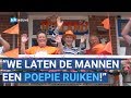 Zandvoortse flat helemaal versierd voor de Oranje Leeuwinnen