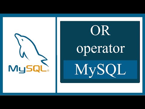 OR operator in MySQL
