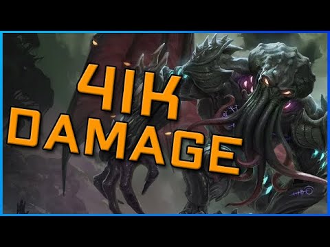 41k Damage Cthulhu // Solo Lane Ranked Conquest Gameplay