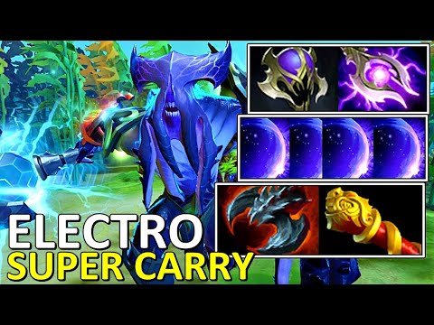 ELECTRO SUPER CARRY [ Faceless Void ] MJOLLNIR + MONKEY KING BAR - EPIC MAX ATTACK SPEED - GAMEPLAY