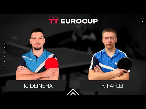 10:45 Kyrylo Deineha - Yevhenii Faflei 15.09.2024 TT Euro.Cup Ukraine Professional. TABLE 3