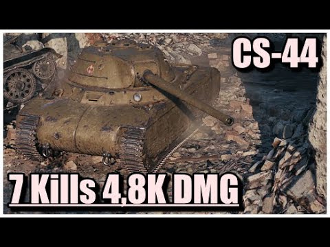 World of Tanks CS-44 - 7 Kills 4,8K Damage Ruinberg
