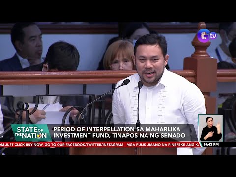 Period of interpellation sa Maharlika Investment Fund, tinapos na ng Senado | SONA