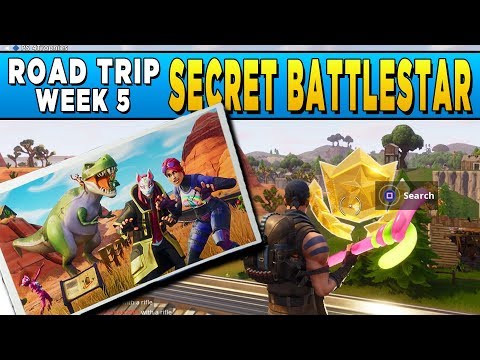 Fortnite Road Trip Challenge #5 - Secret Loading Screen Battlestar Location
