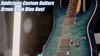 Video thumbnail for Addictone Custom Guitars Arena Aqua Blue Bust by Sergio MUSIC