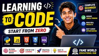 Learning to Code for Beginners 2026 | Start Programming from Zero @FameWorldEducationalHub